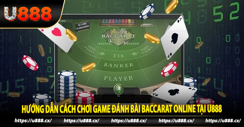 Hướng dẫn cách chơi game đánh bài Baccarat online tại U888